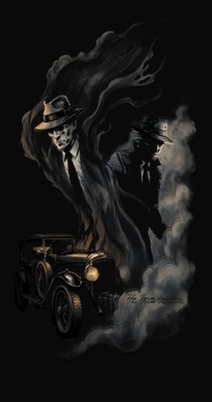 Detective Crane, split into ghostly duplicates